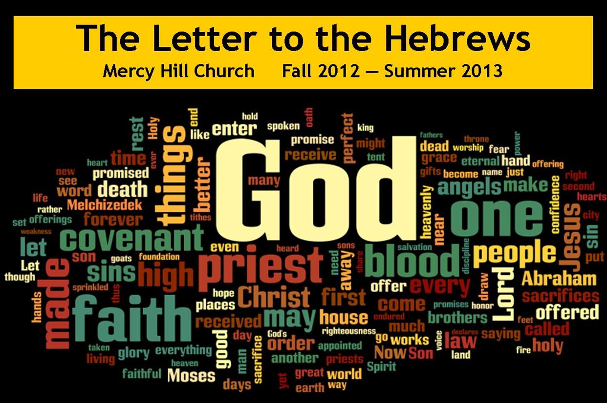 The Letter To The Hebrews